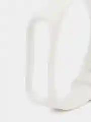 Белый силиконовый ремешок Xiaomi Mi Band 3/4 (Фитнес-браслет)