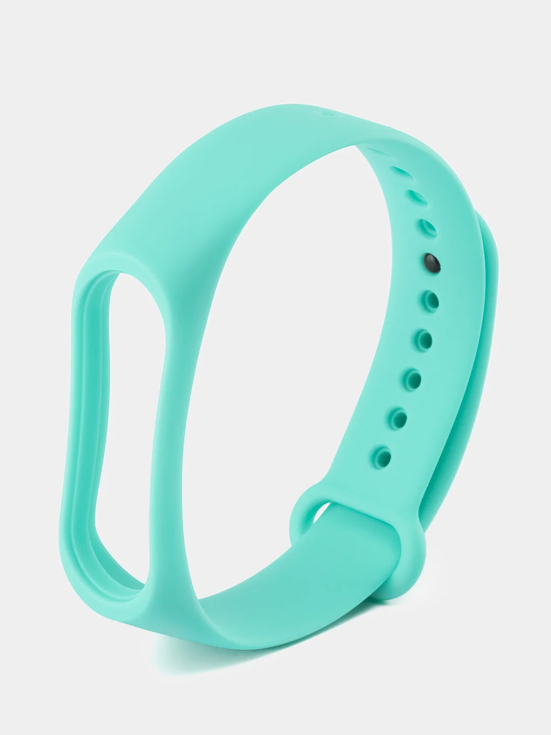 Бирюзовый силиконовый ремешок Xiaomi Mi Band 3/4 (Фитнес-браслет)