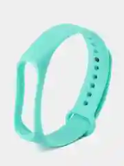 Бирюзовый силиконовый ремешок Xiaomi Mi Band 3/4 (Фитнес-браслет)