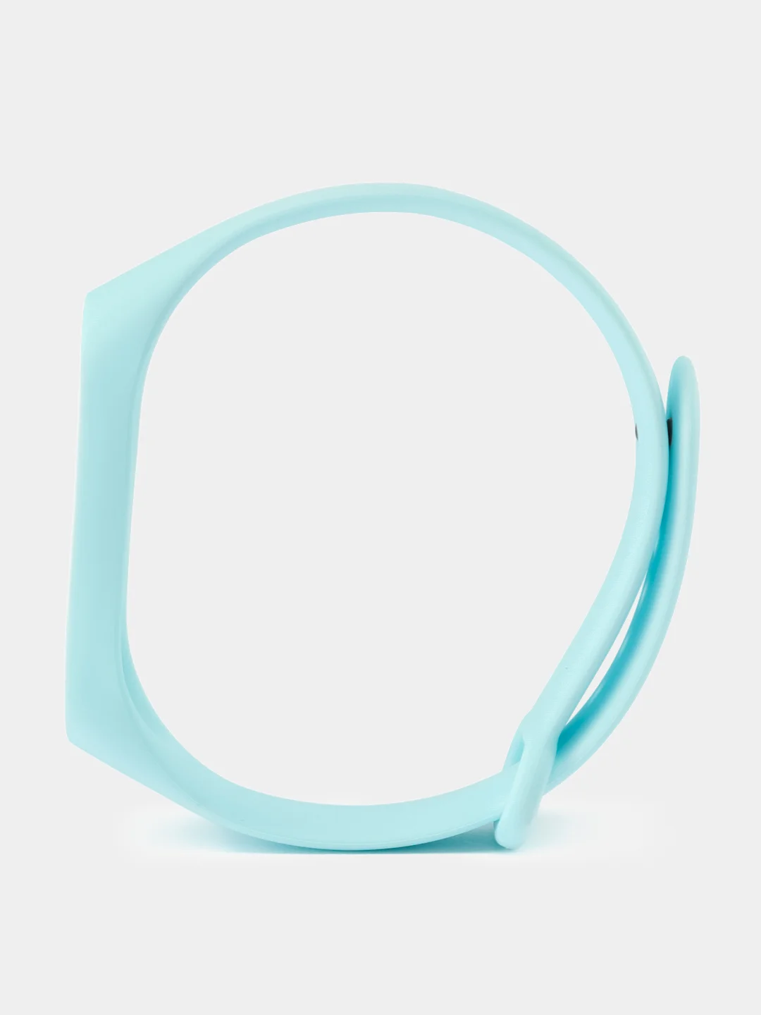 Голубой силиконовый ремешок Xiaomi Mi Band 3/4 (Фитнес-браслет)