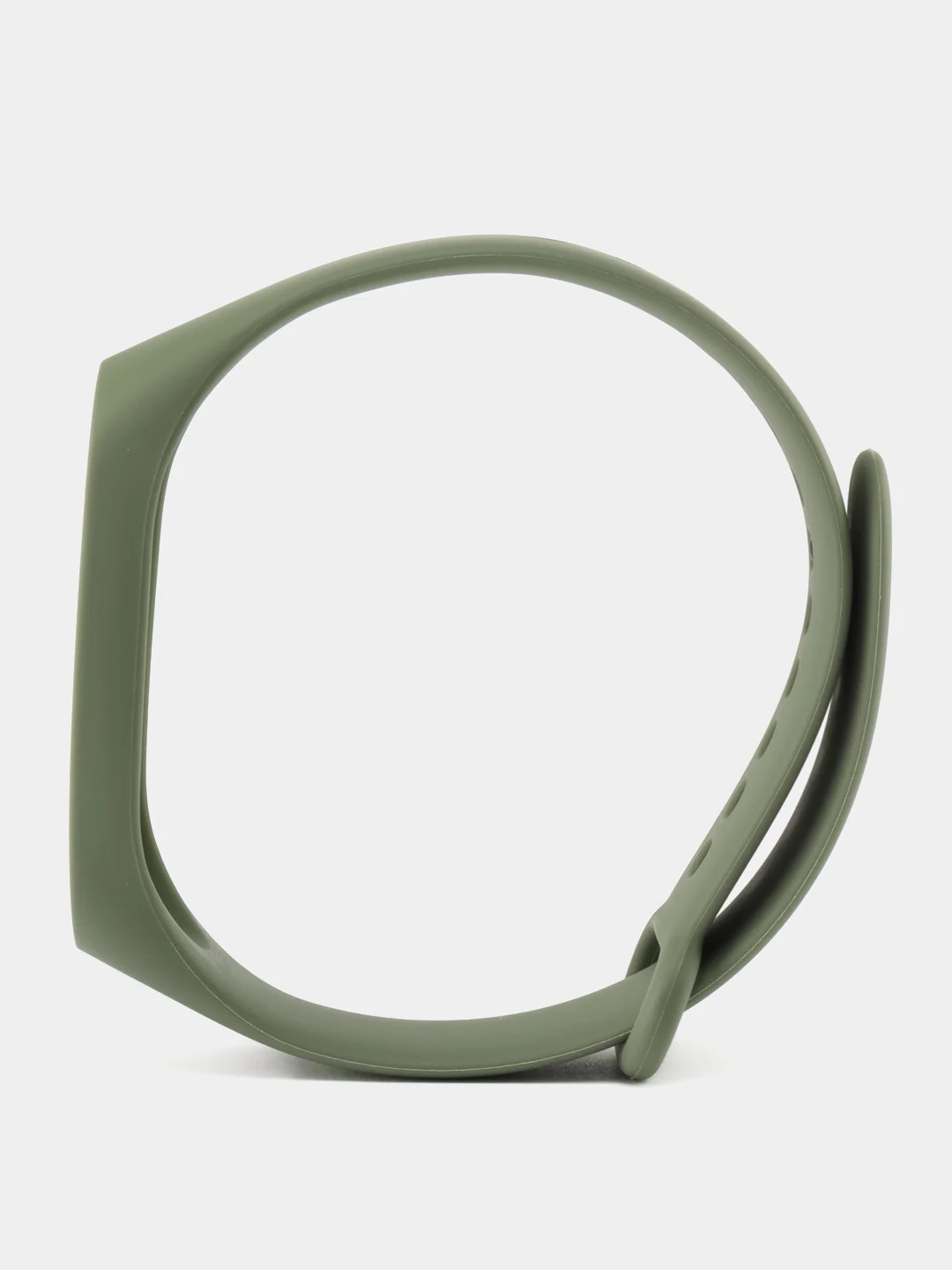 Зелёный хаки силиконовый ремешок Xiaomi Mi Band 3/4 (Фитнес-браслет)