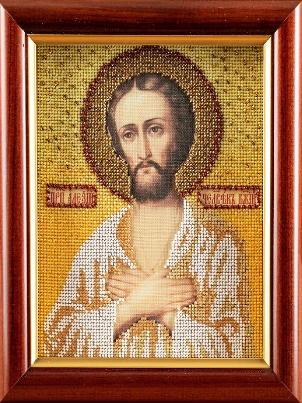 Набор для изготовления иконы из ювелирного бисера размер 12*14,5 см