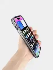 Чехол для iPhone 16/Pro/Max/Plus с гальваническим покрытием противоударный, принт Сердце