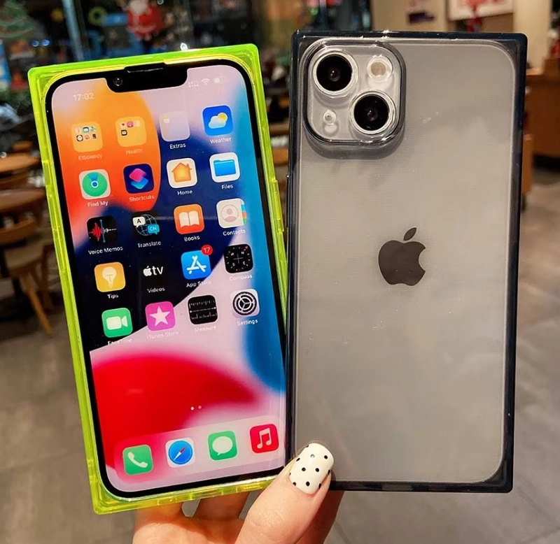 Прямоугольный чехол на iPhone 12, Айфон 12 чехол