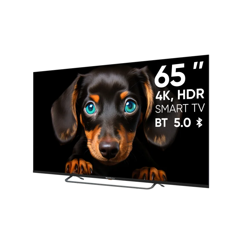 Черный телевизор LED 65" Topdevice Ultra Neo 65CS06U UHD 4K/Smart TV/Wi-Fi/Bluetooth