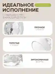 Прозрачный стакан набор 6,2,1шт КАРТОФАН айсберг стеклянный для виски бренди коктелей воды сока 200мл