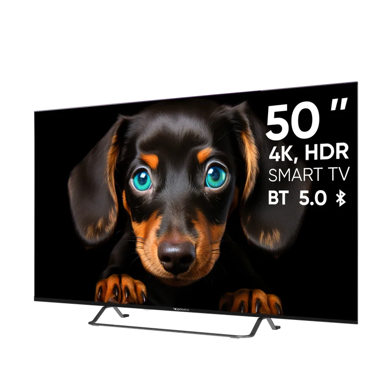 Черный телевизор LED 50" Topdevice Ultra Neo 50CS06U UHD 4K/Smart TV/Wi-Fi/Bluetooth