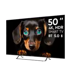Черный телевизор LED 50" Topdevice Ultra Neo 50CS06U UHD 4K/Smart TV/Wi-Fi/Bluetooth