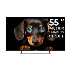 Черный телевизор LED 55" Topdevice Ultra Neo 55CS06U UHD 4K/Smart TV/Wi-Fi/Bluetooth