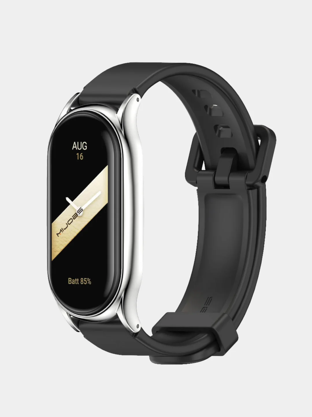 Угольный ремешок для Xiaomi mi band 3, 4, 5, 6, фирменный силиконовый, с металлической капсулой