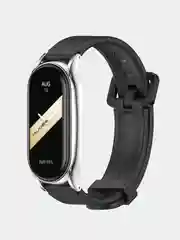 Угольный ремешок для Xiaomi mi band 3, 4, 5, 6, фирменный силиконовый, с металлической капсулой