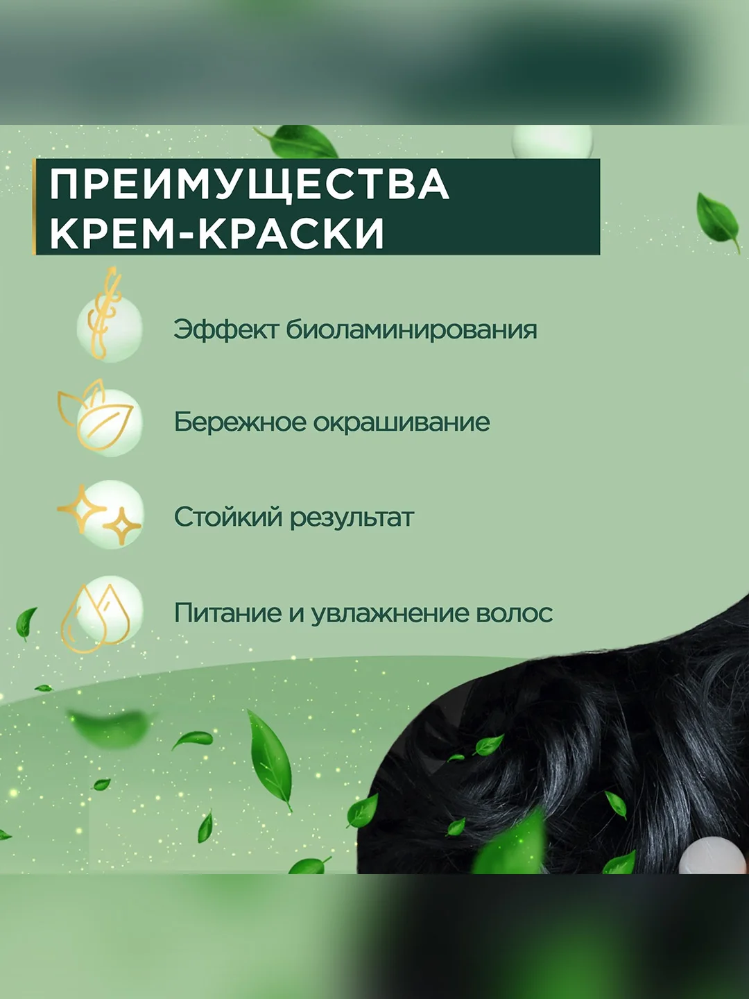 Cтойкая крем-краска для волос Fitocolor, тон 1.1 иссиня-черный, 115 мл