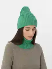 Зеленый шапка со снудом