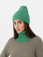 Зеленый шапка со снудом