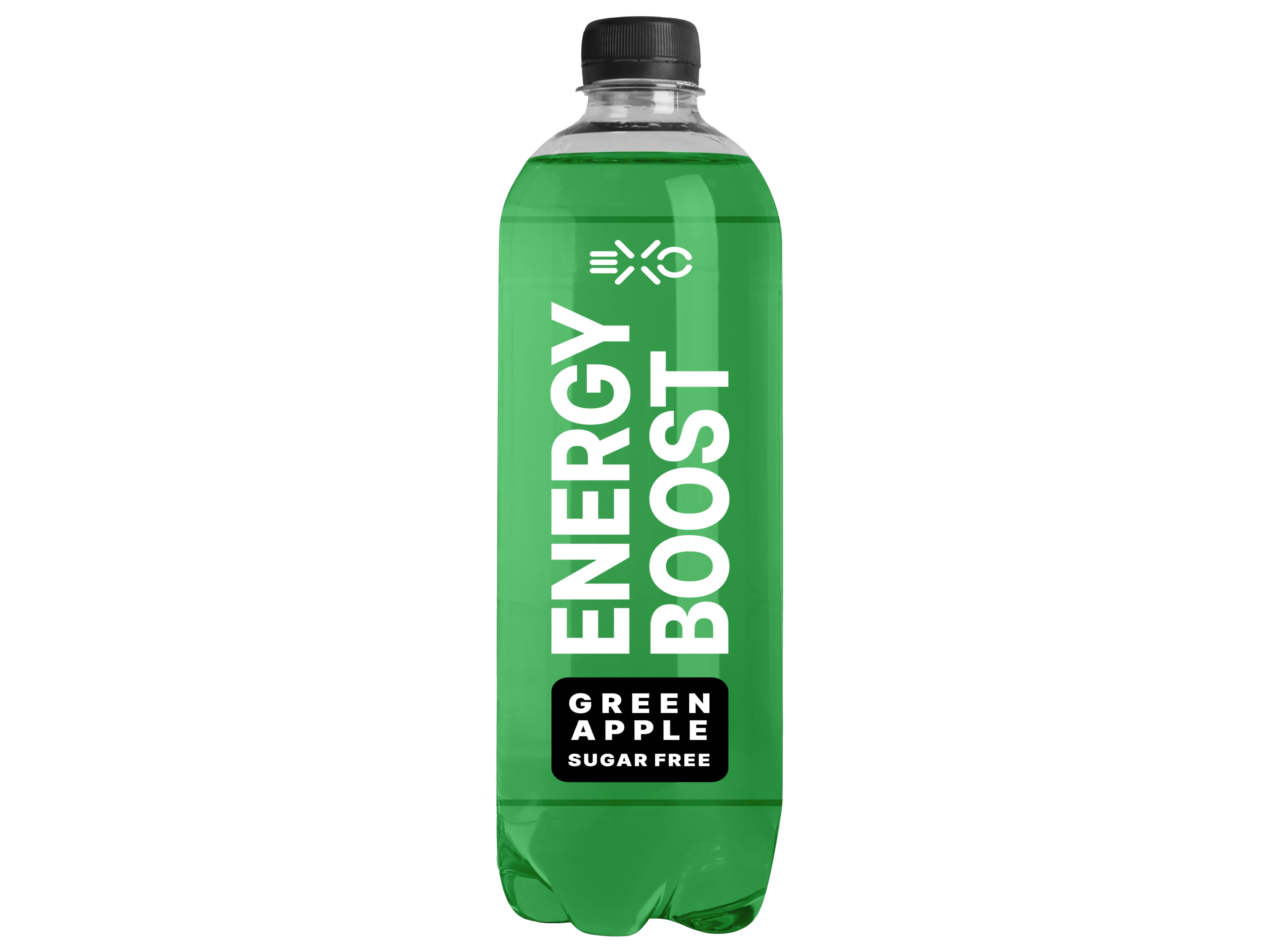 Напиток тонизирующий Fitness Food Factory "ЕХО", газированный, б/а, зелёное яблоко, 500мл