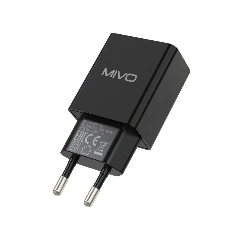 Черный зарядное сетевое устройство с быстрой зарядкой, 3 USB, 12W, 3.1А