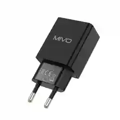 Черный зарядное сетевое устройство с быстрой зарядкой, 3 USB, 12W, 3.1А