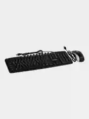 Клавиатура и мышка для компьютера Sonnen, 513854, мембранная проводная, USB, набор для ПК