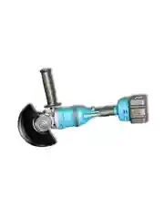Черный болгарка УШМ аккумуляторная Makita 26V, бесщеточная, 125мм