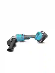 Черный болгарка УШМ аккумуляторная Makita 26V, бесщеточная, 125мм