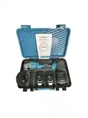 Черный болгарка УШМ аккумуляторная Makita 26V, бесщеточная, 125мм