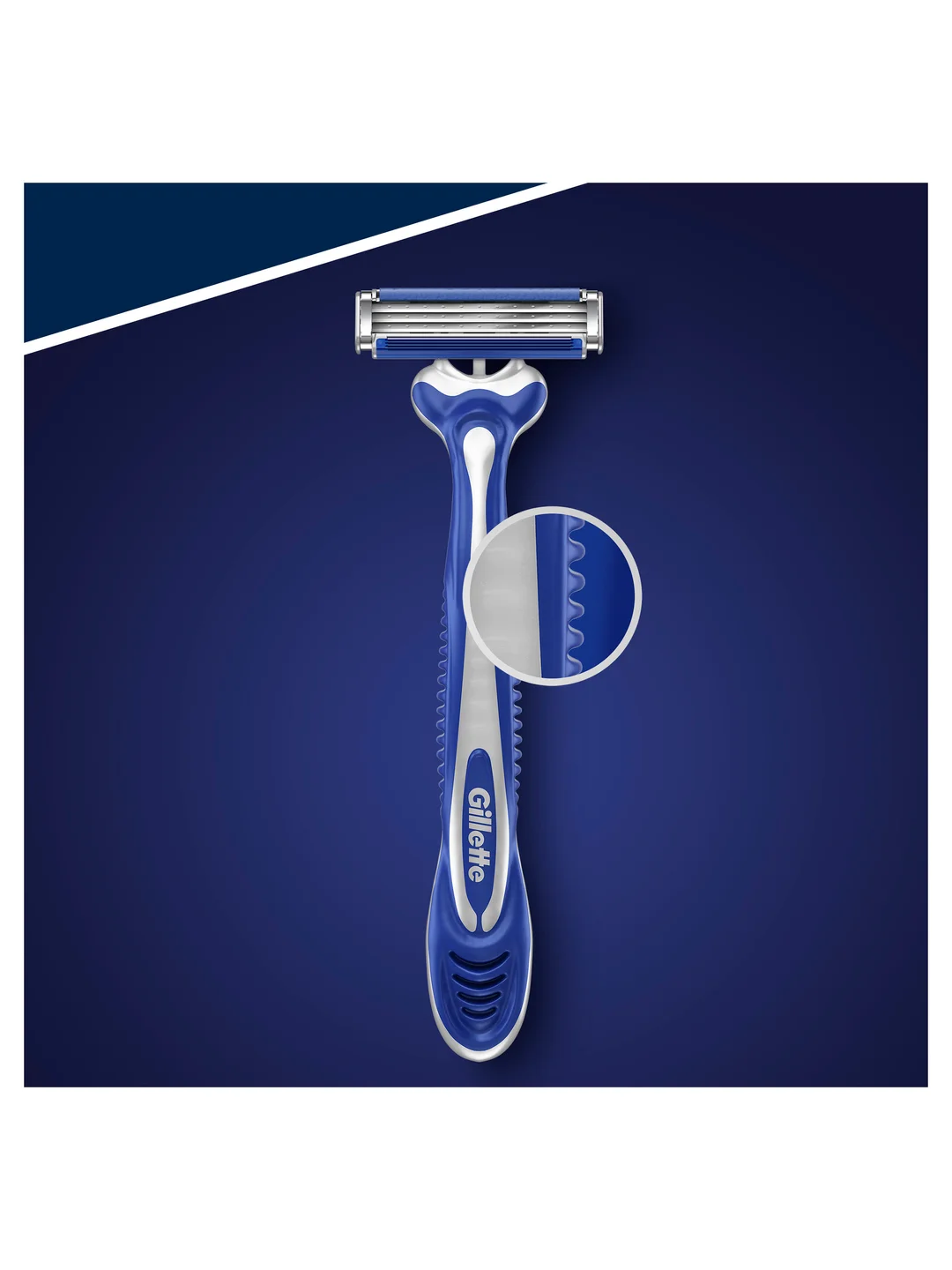 Gillette Одноразовые Мужские Бритвы Blue3 Comfort, с 3 лезвиями, 3 шт, плавающая головка