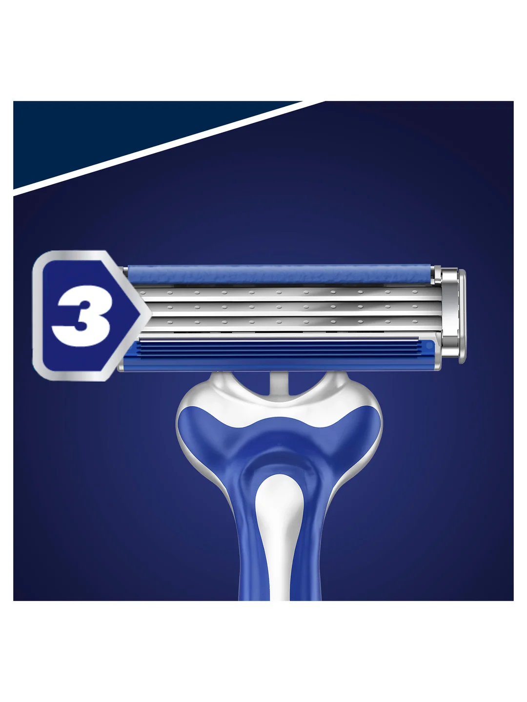 Gillette Одноразовые Мужские Бритвы Blue3 Comfort, с 3 лезвиями, 3 шт, плавающая головка
