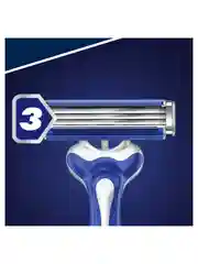 Gillette Одноразовые Мужские Бритвы Blue3 Comfort, с 3 лезвиями, 3 шт, плавающая головка