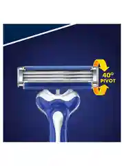Gillette Одноразовые Мужские Бритвы Blue3 Comfort, с 3 лезвиями, 3 шт, плавающая головка