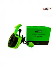 Катушка зимняя Jig It Team Dubna Vib Special G2 LIME мультипликаторная