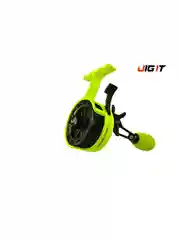 Катушка зимняя Jig It Team Dubna Vib Special G2 LIME мультипликаторная