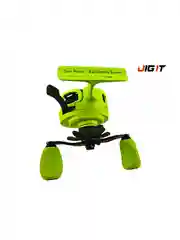 Катушка зимняя Jig It Team Dubna Vib Special G2 LIME мультипликаторная