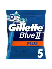 Одноразовые станки Gillette Blue II Plus, 5 шт
