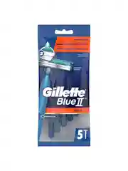 Одноразовые станки Gillette Blue II Plus, 5 шт