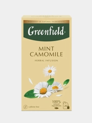 Чай Greenfield Mint Camomile, в пакетиках, зелёный, 20 пакетиков
