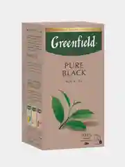 Чай Greenfield Pure Black, в пакетиках, чёрный, 20 пакетиков