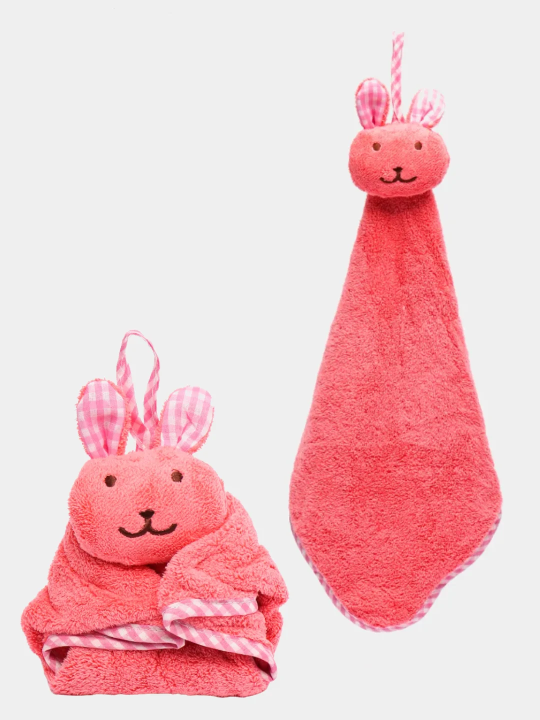 Коралловый салфетка-тряпка из микрофибры,полотенце кухонное с петелькой для ванны