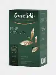 Чай Greenfield Fine Ceylon, листовой, чёрный, 90 г