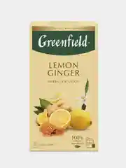 Чай зелёный Greenfield Lemon Ginger, 20 пакетиков