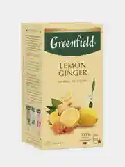 Чай зелёный Greenfield Lemon Ginger, 20 пакетиков