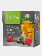 Чай Tess Tropical Sun, в пирамидках, зелёный, 20 пакетиков по 1,8 г