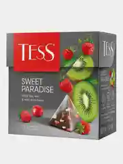 Чай Tess Sweet Paradise, в пирамидках, черный, 20 пакетиков по 1,8 г
