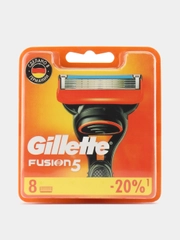 Сменные кассеты для бритвы Gillette Fusion, 8 шт