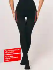 Серый колготки теплые, утепленные с начесом