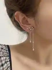 Серебряный серьги женские ассиметричные