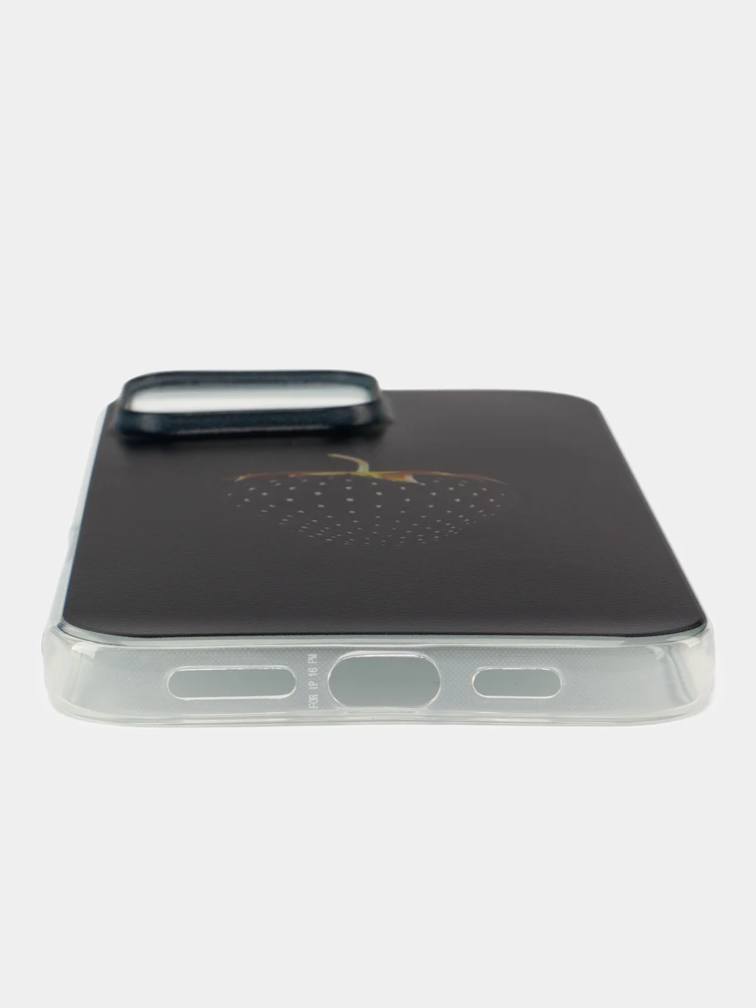 Разноцветный чехол на Apple iPhone 16 Pro Max / Айфон 16 Про Макс прозрачный, с принтом, защита камеры