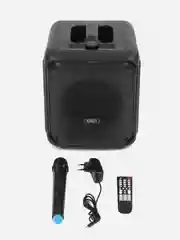 Колонка Bluetooth 838, 8", 3600mAh, беспр. микрофон, пульт, Bluetooth/USB/TF/AUX/FM