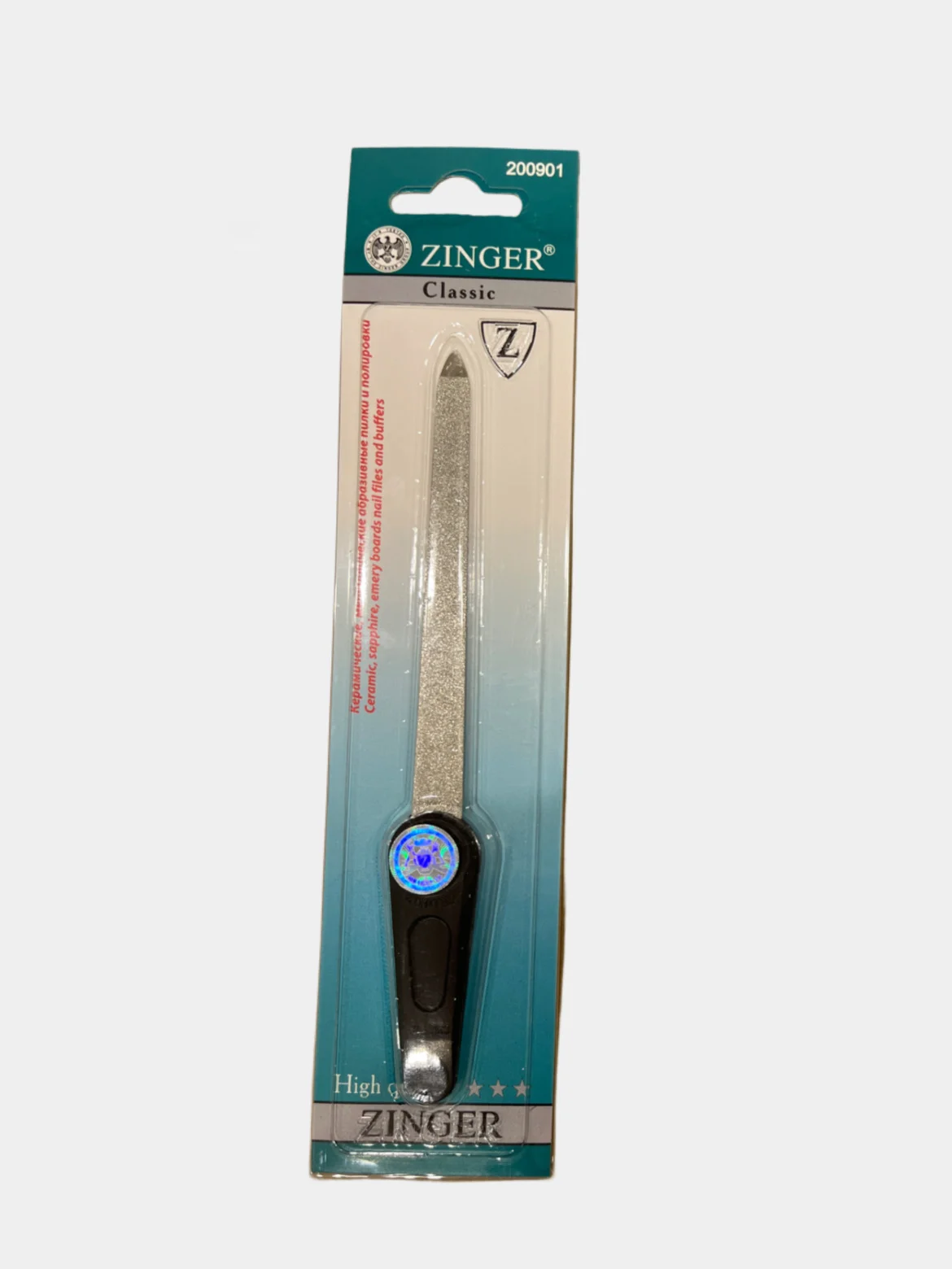 Пилка для ногтей металлическая Zinger zo-F-7-3