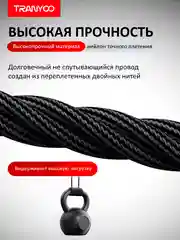 Серый меланж зарядный кабель для Apple и Android, с функцией Fast Charge 20W / 36W / 65W / 100W