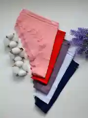 Белый трусы женские, набор, слипы, в рубчик, с кружевом